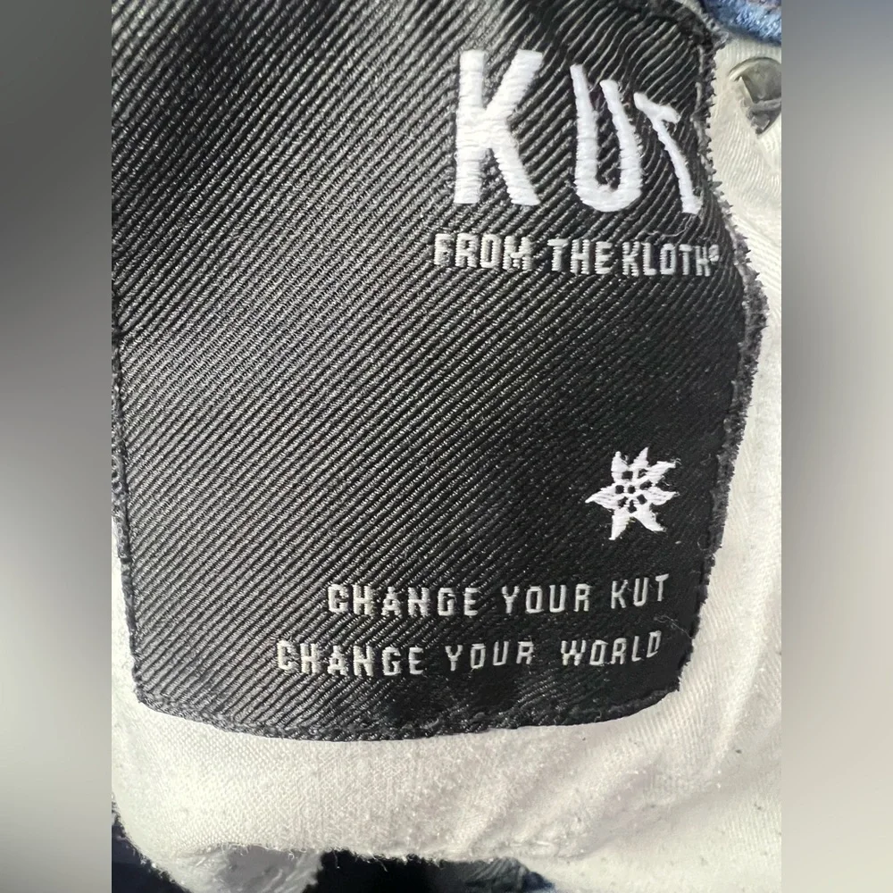 Kut from the Kloth-‎ Womens Classic Blue Jeans- Size:14L, Meg Fab AB Wide Leg - Picture 4 of 7